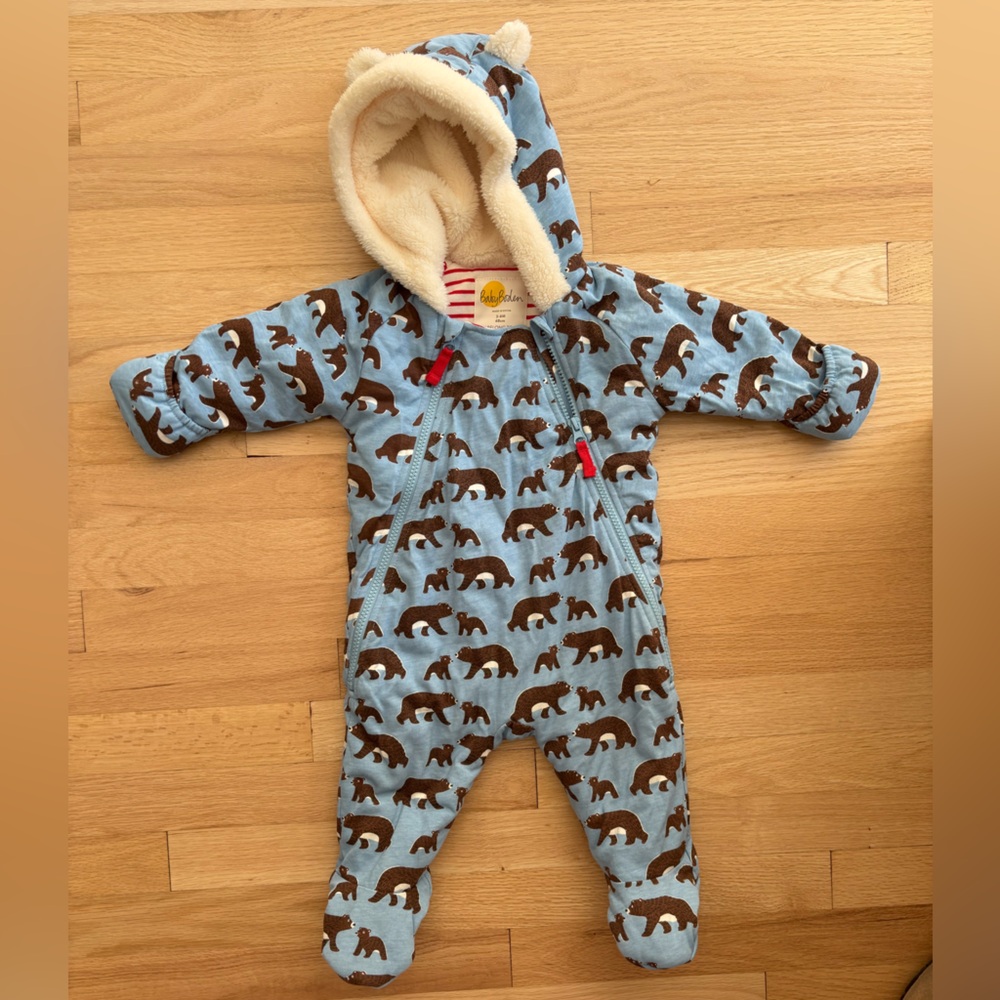 Baby Boden Blue Bear Bunting